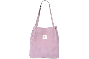 Corduroy Tote Bag for Women - Trendy and Spacious