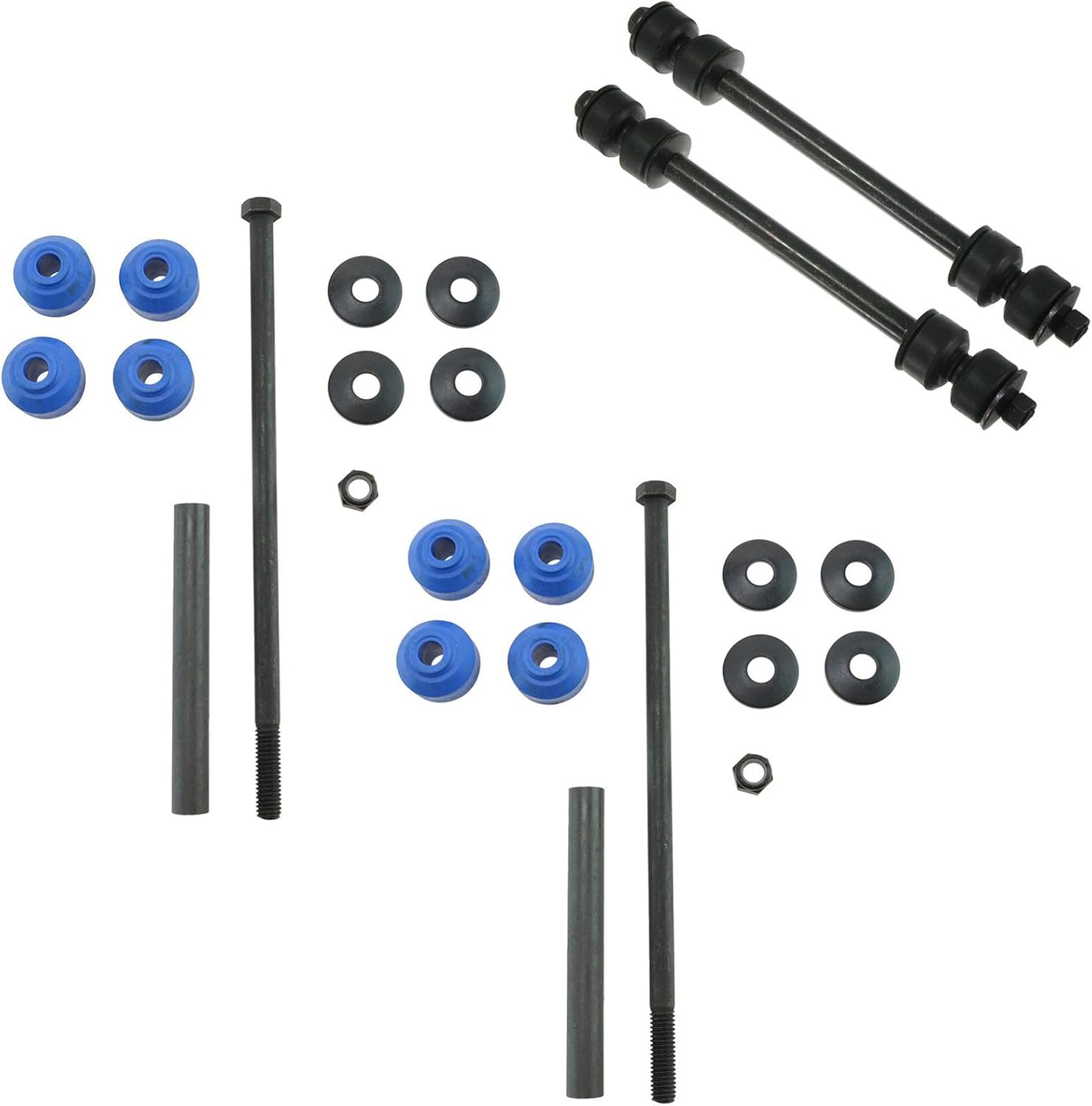 TRQ Front & Rear Sway Bar Stabilizer Link Set Compatible with 2006-2010 Ford Explorer 2007-2010 Explorer Sport Trac Mercury Mountaineer
