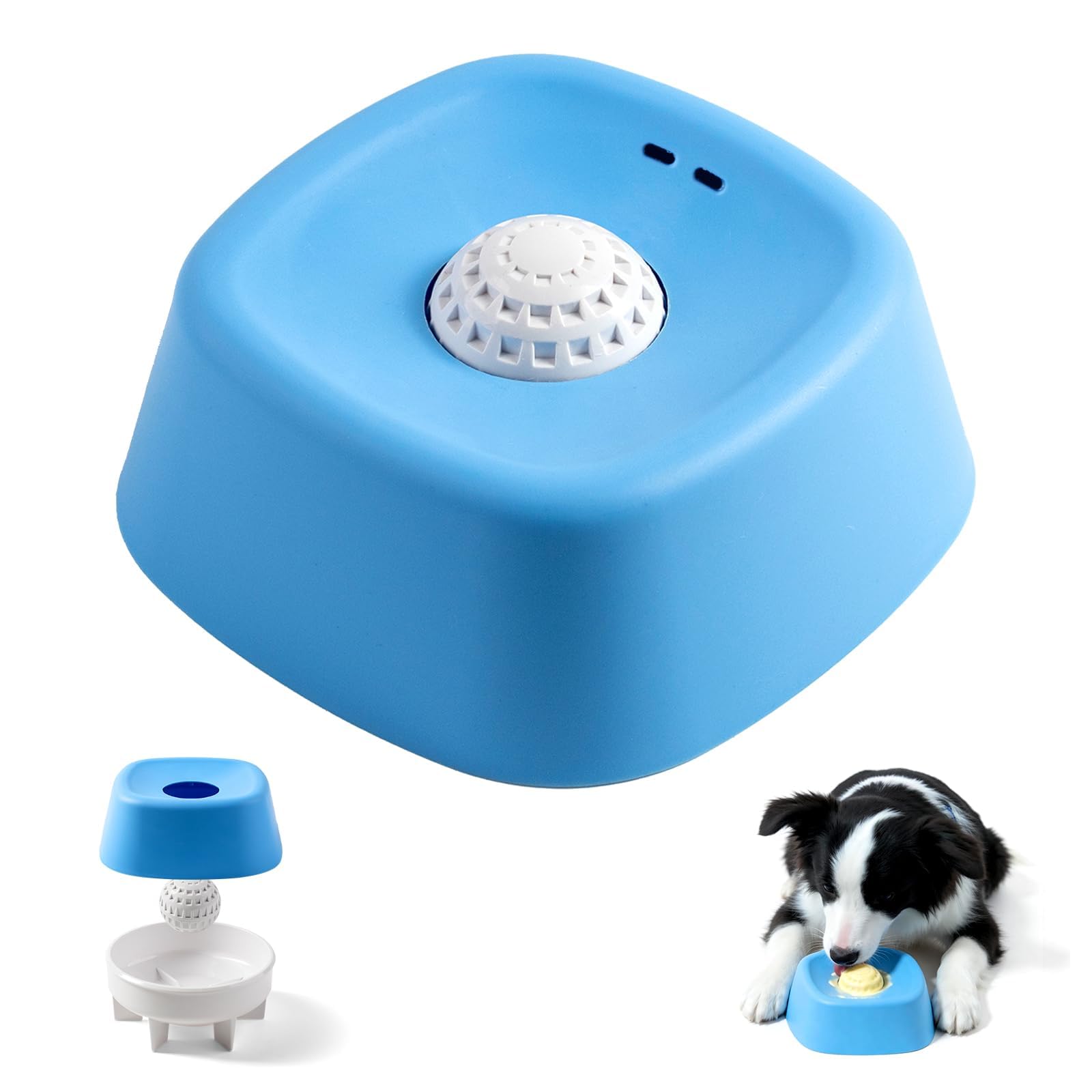 Slow Feeder Dog Bowls for Liquid Tread, Dog Lick Bowl for Bone Broth、Yogurt、and Wet Dogs Food, Slow Feeder Bowl Licking Toy for Large, Medium, and Small Dogs-image-17