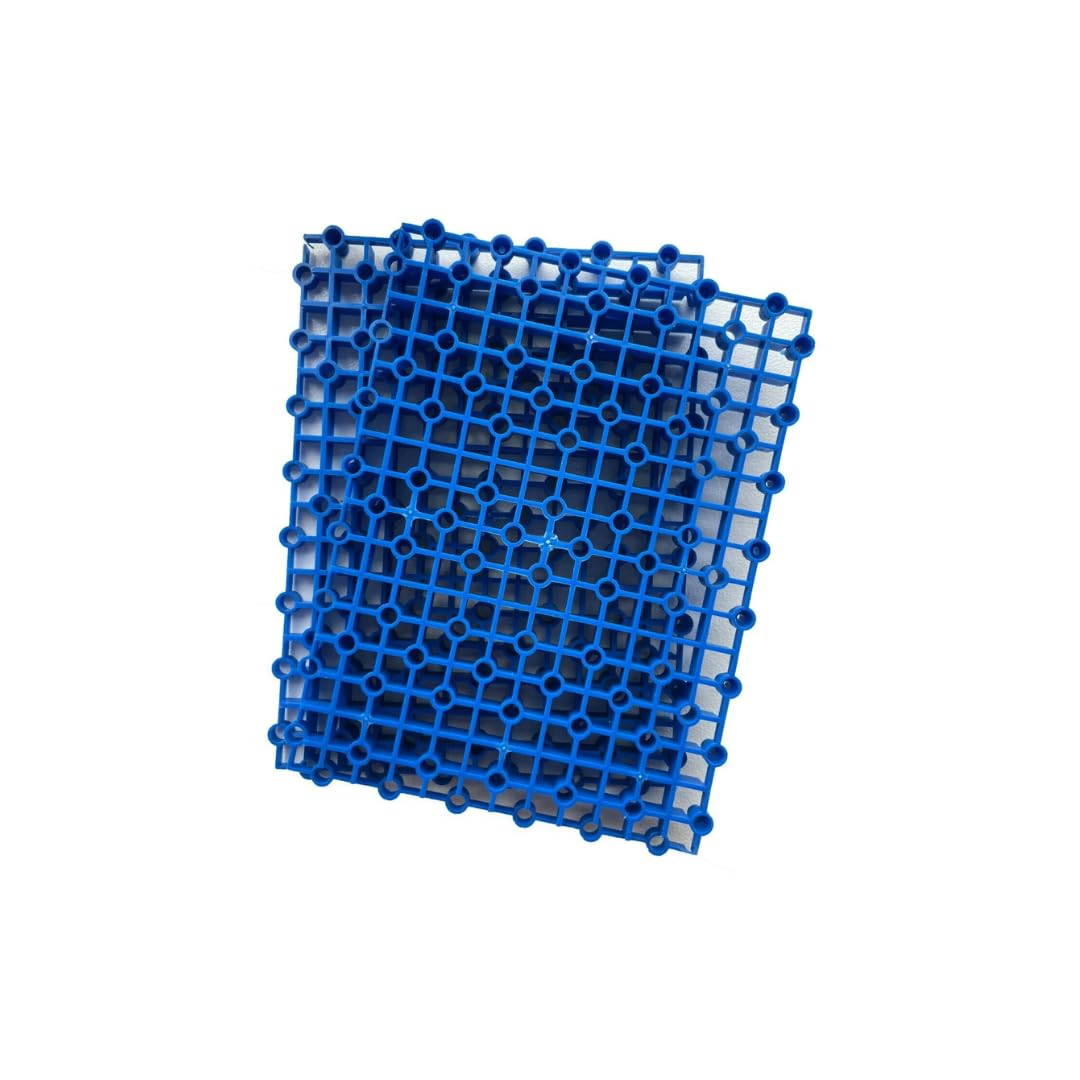 Finest-Filters Premium Heavy Duty Egg Crate for Aquarium Fish Tank Marine Coral Reef Tank Grid Isolate Board Divider Egg Tray Crates Bottom Filter (Blue, 5 Pieces)