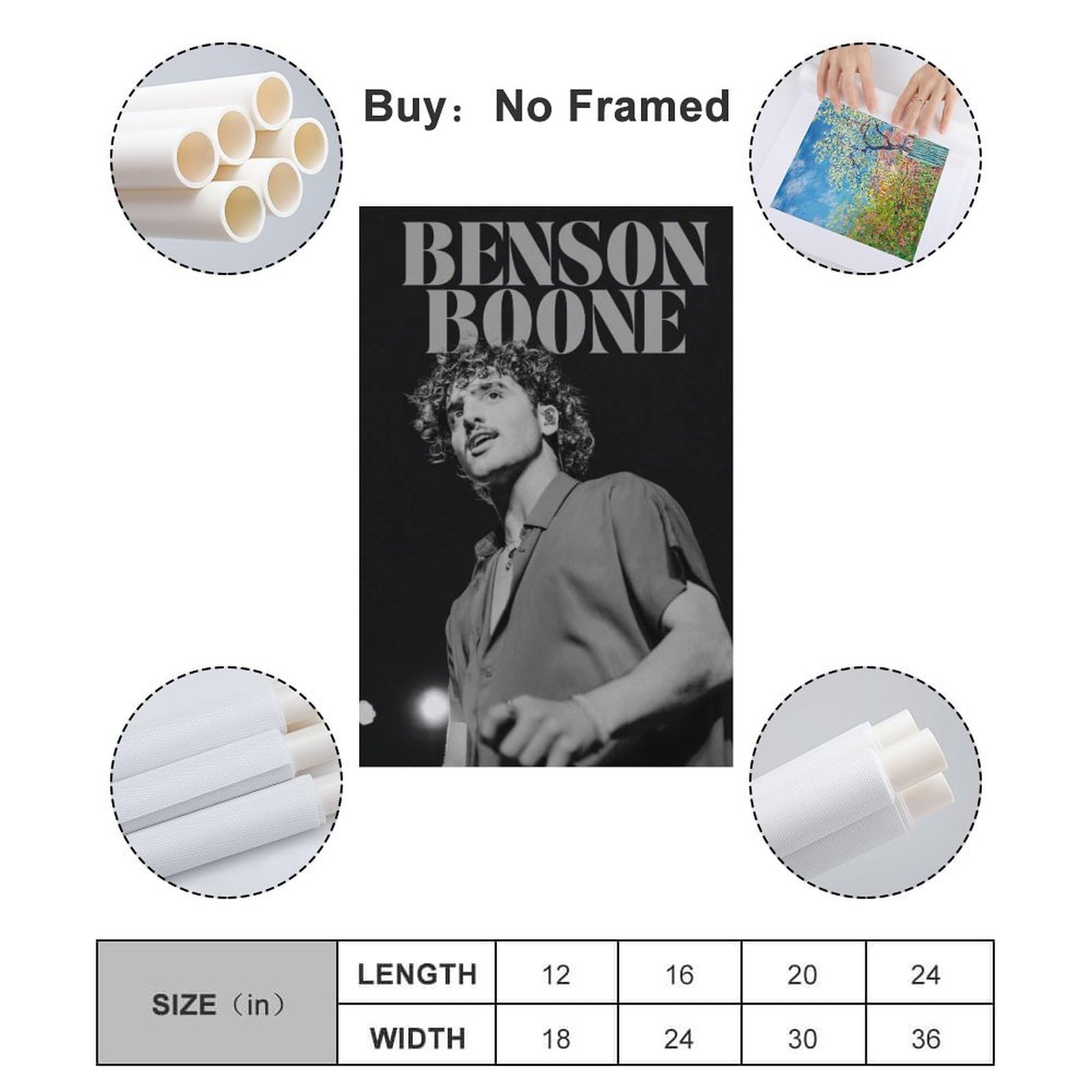 WHBRFO Pulse Benson BoonePoster slaapkamer esthetische kunst poster