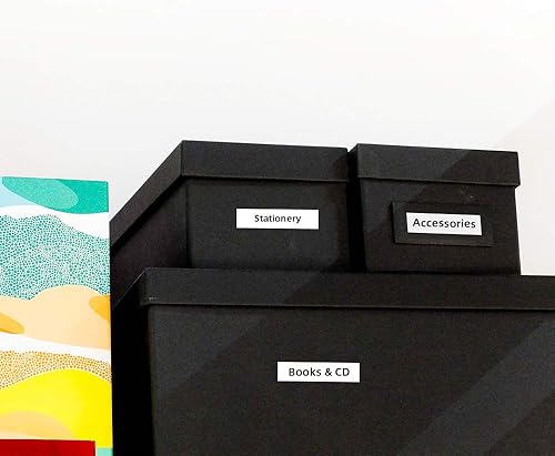 Miniatura 9 de 3 unidades blancas + 3 amarillas compatibles con Dymo Letratag Label Maker para Dymo LT-100T LT100H Puls Label Maker