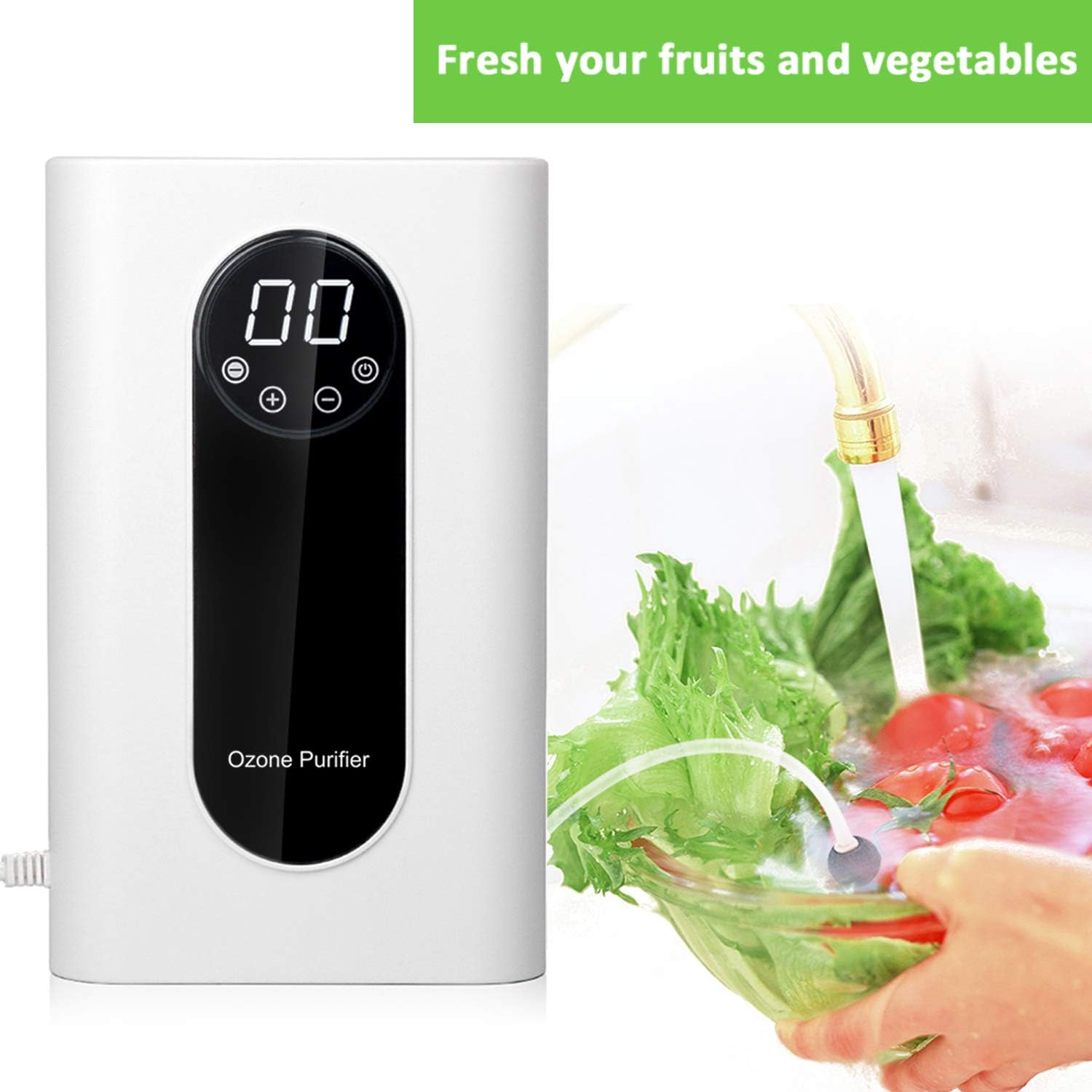 Portable Ozone Generator,1000mg/h Multipurpose Ozone Machine for Air,Water,Food,Home,Office,Hunting