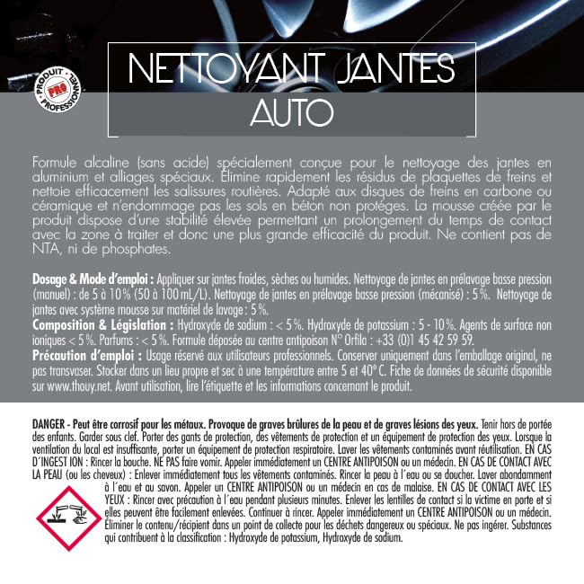 Nettoyant Jantes Auto 20 L
