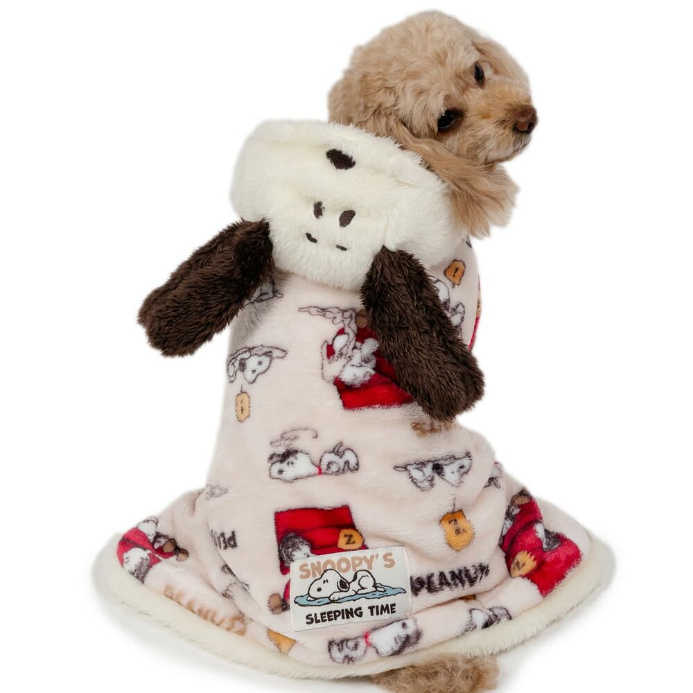 Amazon | ペットパラダイス 犬 服 うたたね 着る毛布 スヌーピー