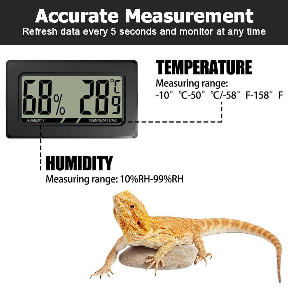 2 Pièces/3 Pièces Thermomètres Hygromètre Intérieur,Moniteur Numérique LCD de Jauge D'humidité Intérieure pour Humidificateurs Réfrigérateur Serre Jardin Cave Placard