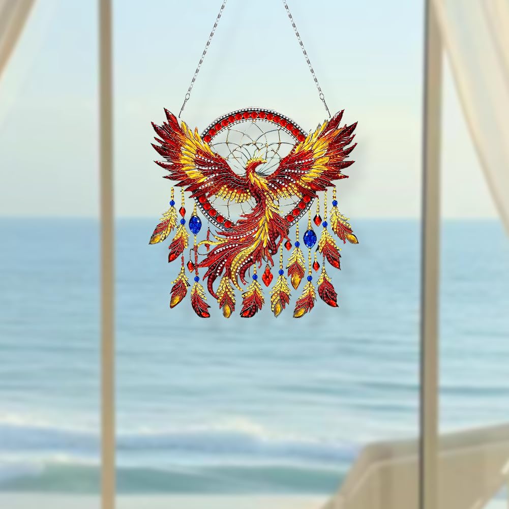 5D Diamond Painting Doppelseitiger Anhänger – Bastelset Für Erwachsene, Fenster- & Wanddekoration