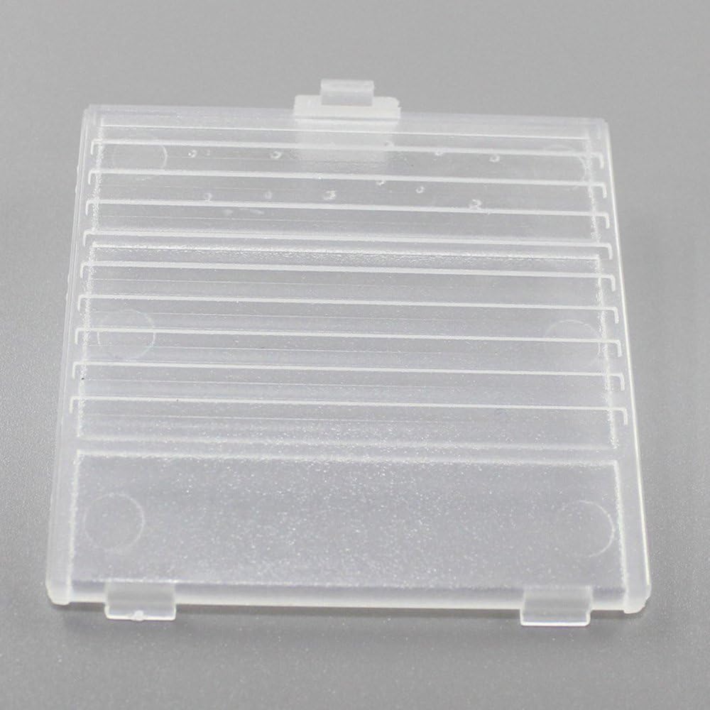 Ambertown Replacement Clear Battery Door Cover for Original Game Boy GB System DMG Console