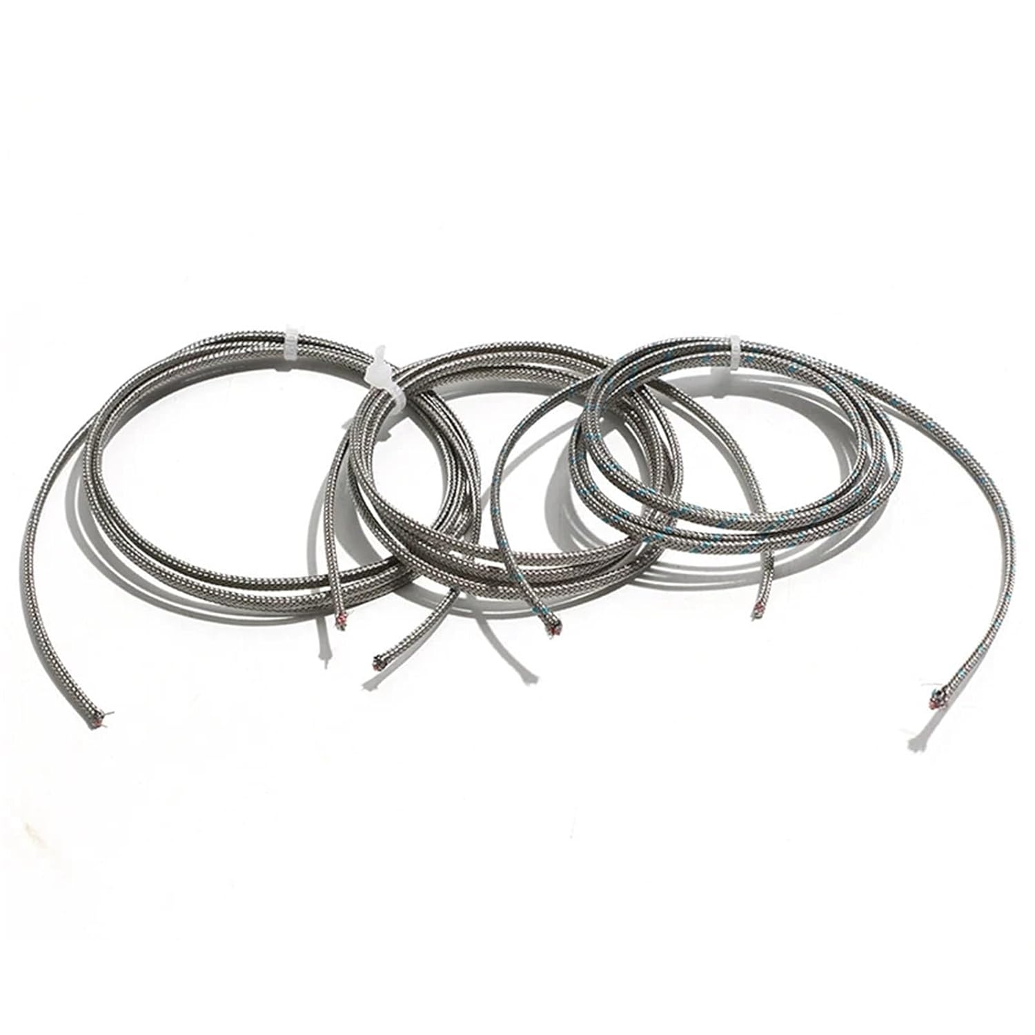 Metal Shielded KX Compensation Conductor K-Type Temperature Measuring Wire Multicore Thermocouple 2 * 0.4 0.5 2 * 7 * 0.2 1Pcs(1pc 2x0.4mm 1M)