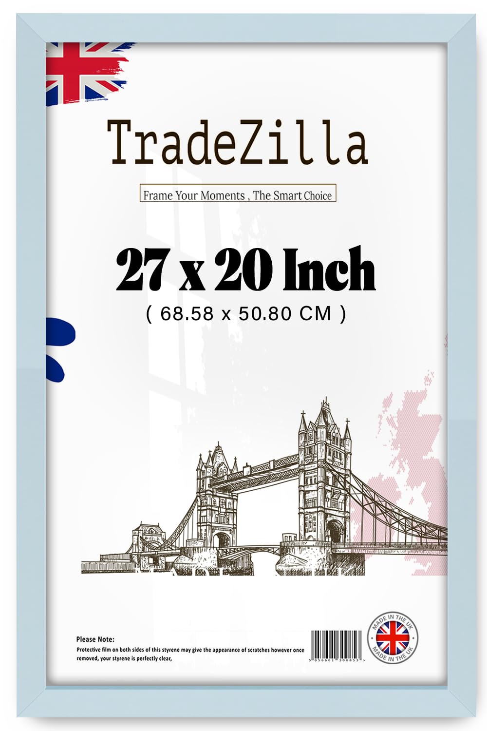 Tradezilla Light Grey | Large (68.58 X 50.80 Cm) Poster Photo Frame Wedding Photographs Display 20 Inch X 27 Inch Frame [ ]