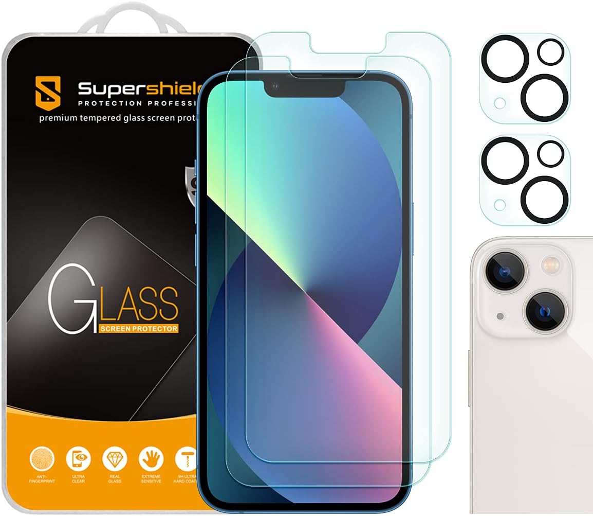 Supershieldz (2 Pack) (Privacy) Anti Spy Screen Protector Designed for iPhone 13 Pro