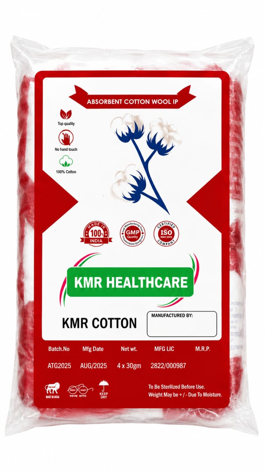Surgical Cotton Roll 20gm - (Pack of 8 Roll) | Pure Medical Grade Cotton for Wound Care, Baby Cleaning | Soft & Hygenic Multi-Purpose Cotton Roll for Beauty, Skin Care & Clinical Use-picture-52