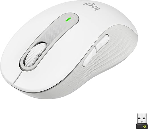 Logitech Signature M650 Wireless Mouse – for Small to Medium Sized Hands, 2-Year Battery, Silent Clicks, Customisable Side Buttons, Bluetooth, for…