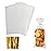 Augshy Cellophane Treat Bags - 300 Pcs, 4x9 Inches, 320 Twist Ties, 1.4 mils Thick OPP Plastic for Packaging Candies, Dessert, Bakery, Cookies
