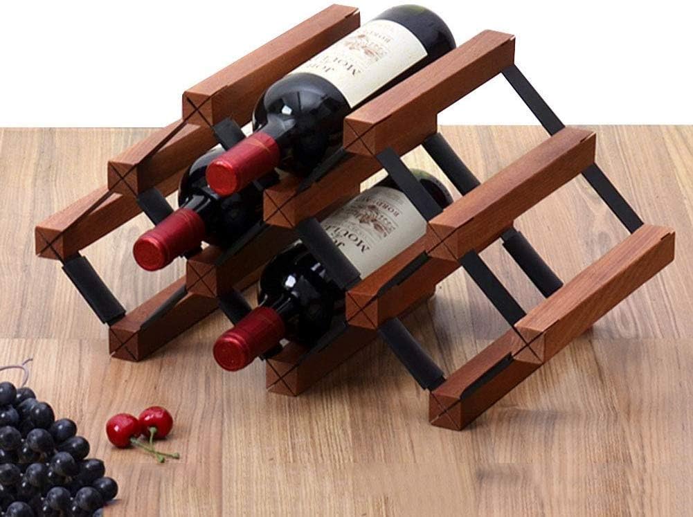 Wine Racks Wine Racks Wooden Wine Bottle Freestanding Holder Shees Countertop Wine Rack Stand for Bar Wine Cellar Basement Cabinet 21Bottles