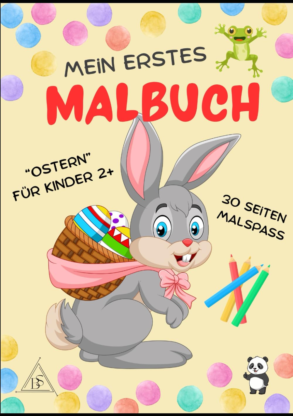 Oster - Malspaß für kleine Künstler: 30 große, einfache Ausmalmotive für Kinder ab 2 Jahre (Malbuch Kleinkinder)
