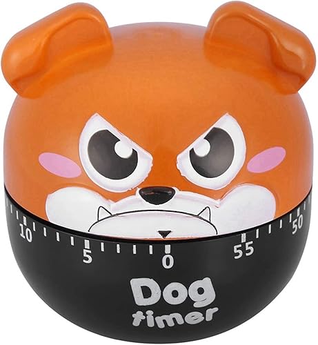 Temporizador de cocina mecánico con forma de perro lindo temporizador de cuenta regresiva de 55 minutos, no requiere batería, reloj de cocina, disponible en Yaxa El Salvador