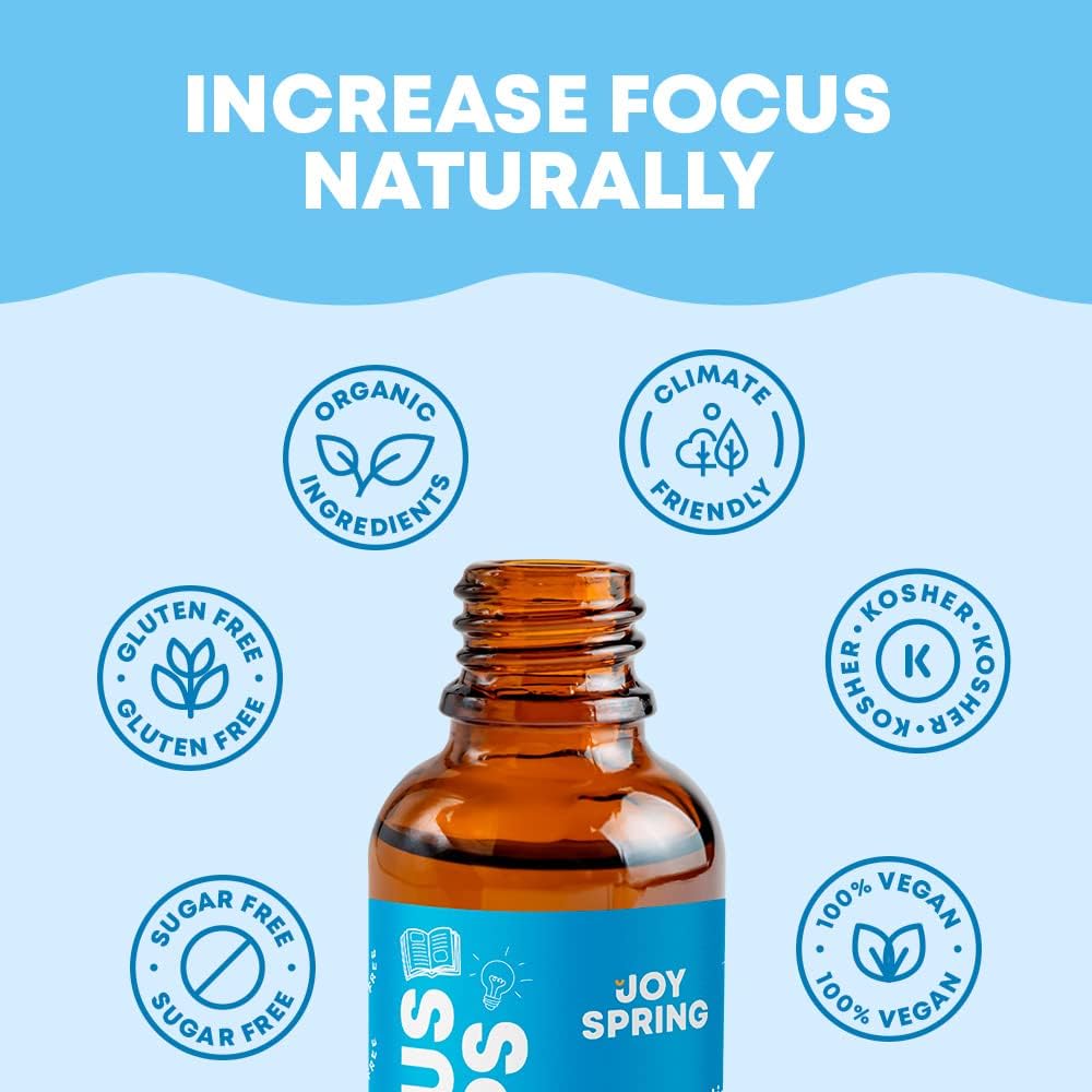 JoySpring Childrens Gummy Probiotics - Digestion & Immune Boosting Probiotic Gummies Kids Crave and Kids Focus and Attention Supplements Support Healthy Brain Function