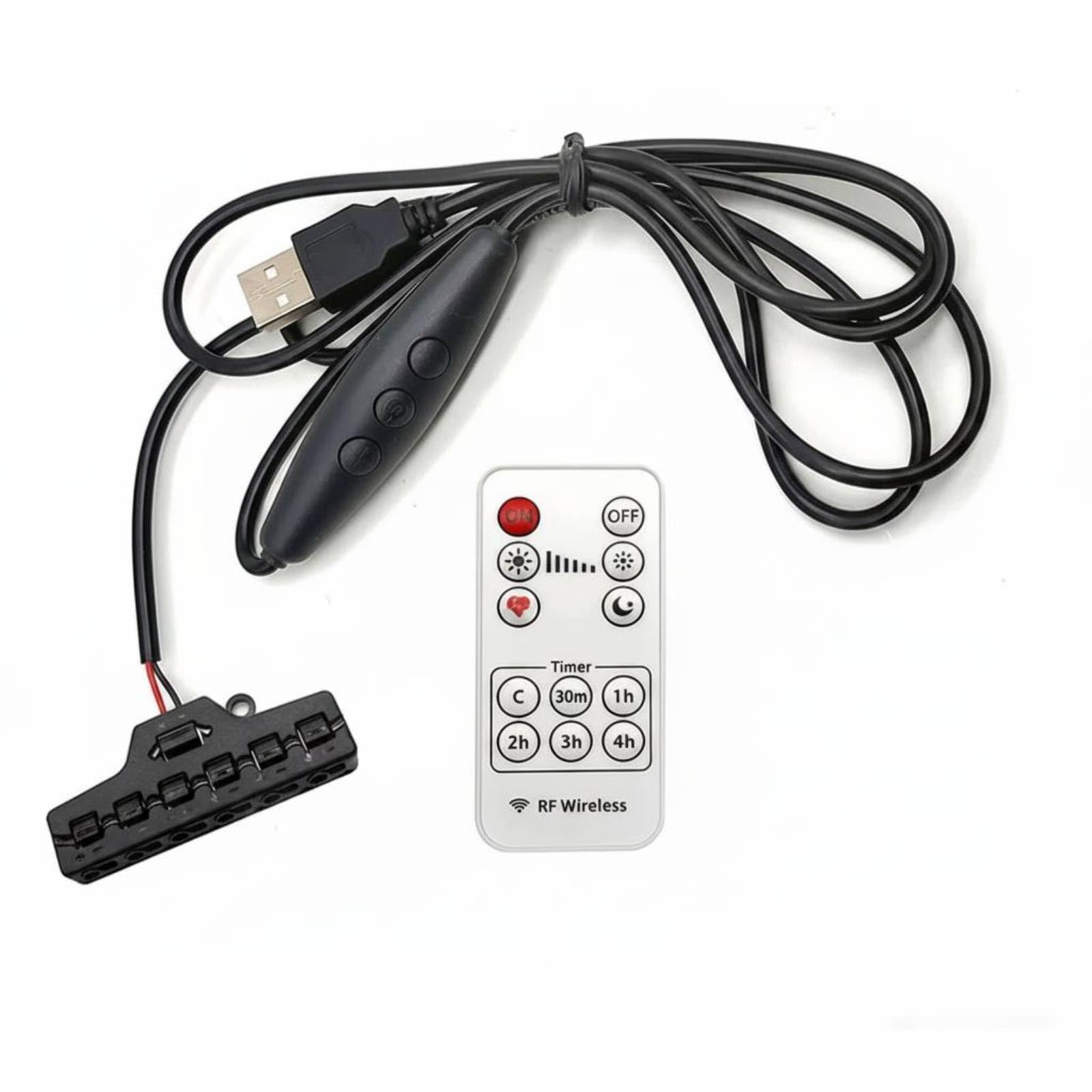 USB-Powered LED Controller Timer Function Wireless LED Controller Night Mode Controller Light Control Set, Standard Set-picture-20