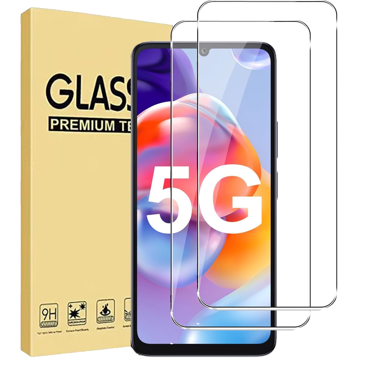 Amazon | 【2024新登場】(2枚入り)For Xiaomi Poco M7 Pro 5G 保護