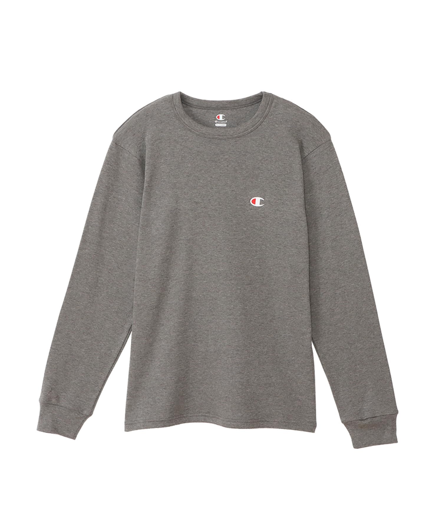 【ブラックフライデー】【51%OFF】【1,133円】 Champion メンズ 吸汗速乾 クルーネック ロングスリーブTシャツ