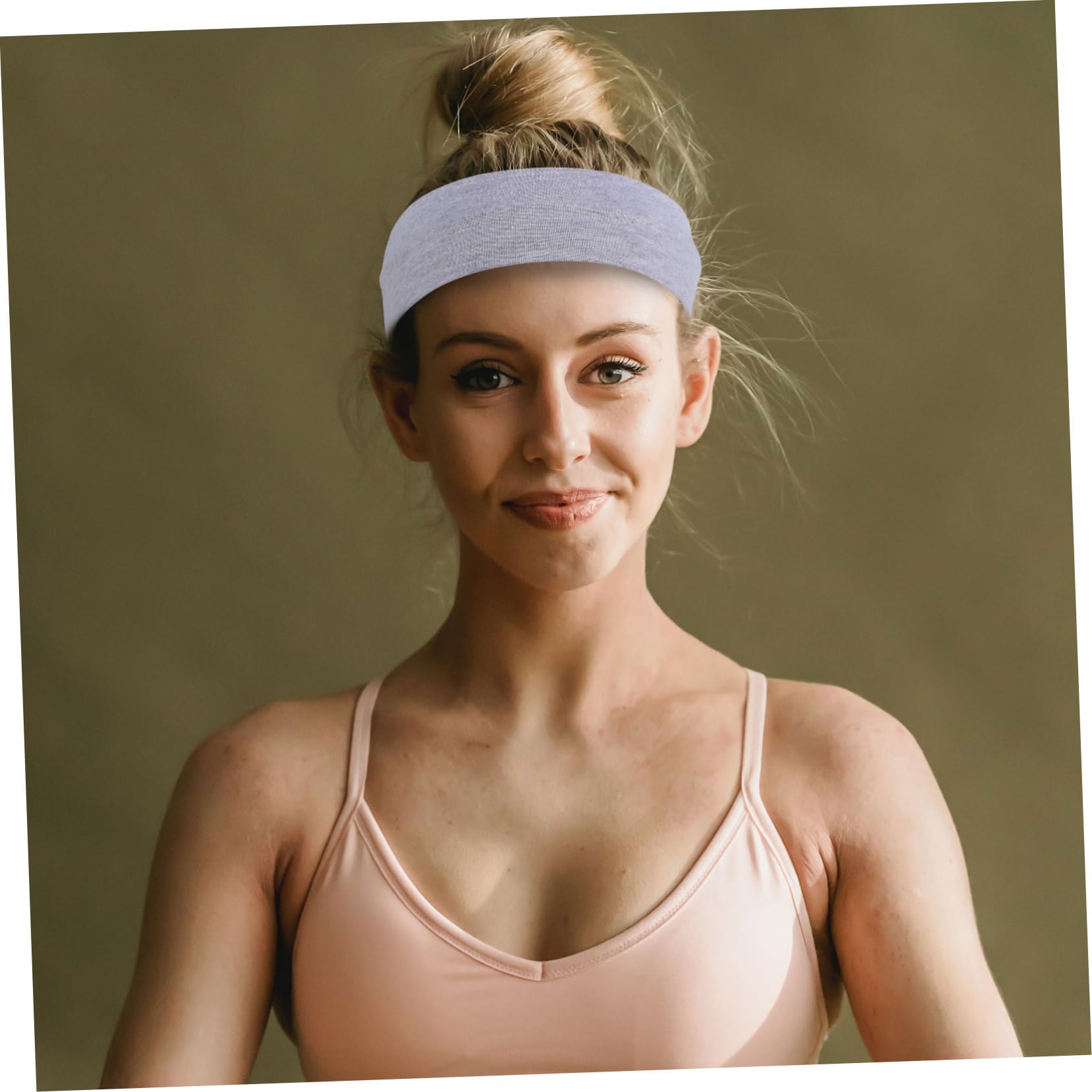 DOITOOL Fasce Sportive per Chioma da Donna a Tinta Unita, Larghe, Elastiche e Traspiranti, Confezione da 16 Pezzi per Yoga