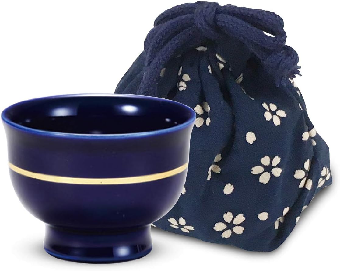 2G Select Tea Cup, Multi, Φ2.2 x 1.3 inches (5.5 x 3.2 cm), For Buddhist Altar, Shizurin, Tea Bowl, Arita Ware Lapis, Accessory Included