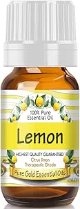 Pure Gold Essential Oils - Lemon Essential Oil - 0.33 Fluid Ounces