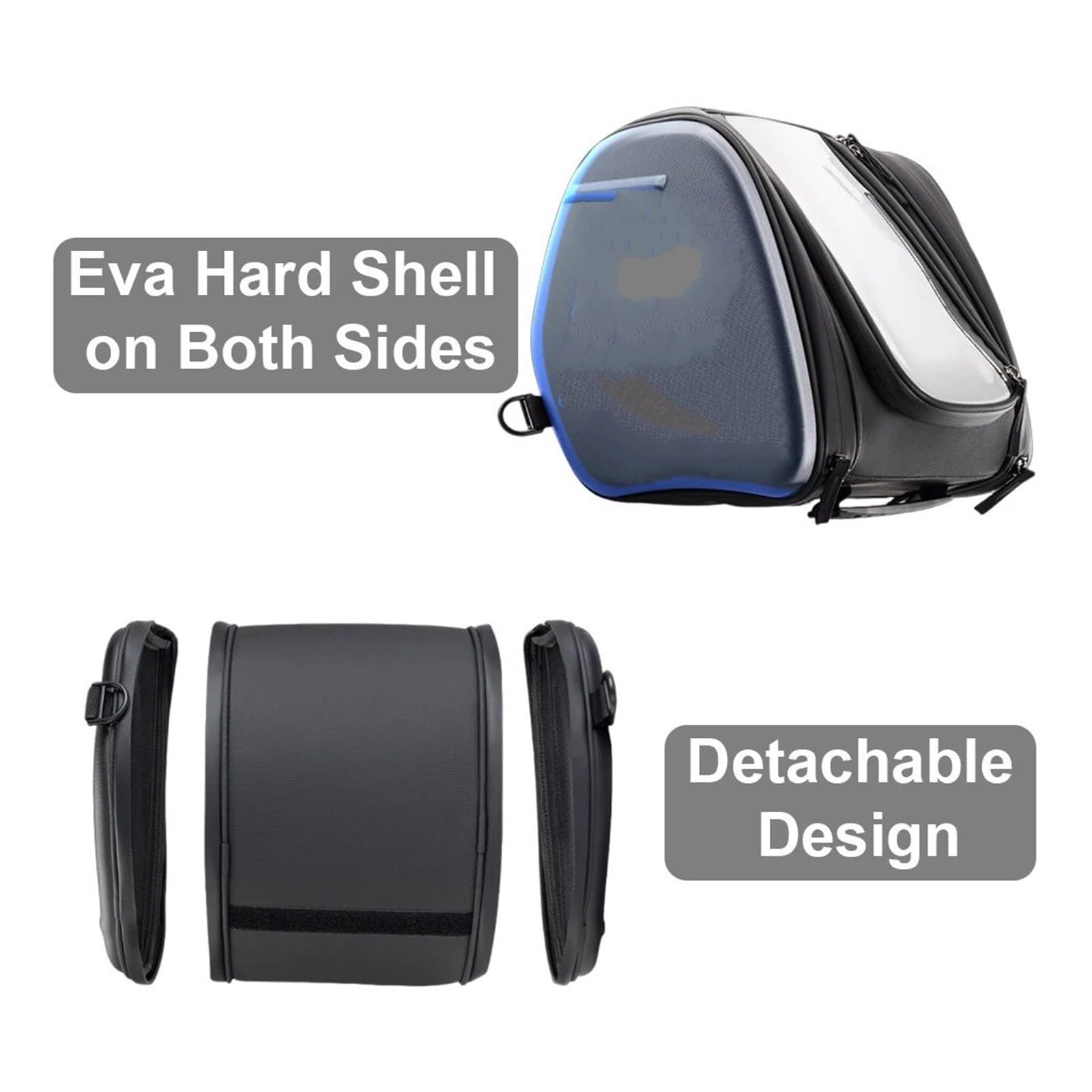 Motociclo Borse Serbatoio Per Suzuki Per AN Per Burgman Per Skywave Skyw Borsa Da Tunnel Per Scooter Borsa Da Sella Per Serbatoio Carburante Con Guscio Rigido In EVA Moto Selle Bagagli