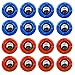 CS COSDDI Shuffleboard,Shuffleboard Pucks,Curling Mini Rollers Ersatzset mit 16 Rollen, Shuffleboard Table Game (8 Rot & 8 Blau)