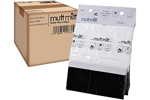 Mutt Mitt 2-Ply Dog Waste/Poop Pick Up Bags On Hangers
