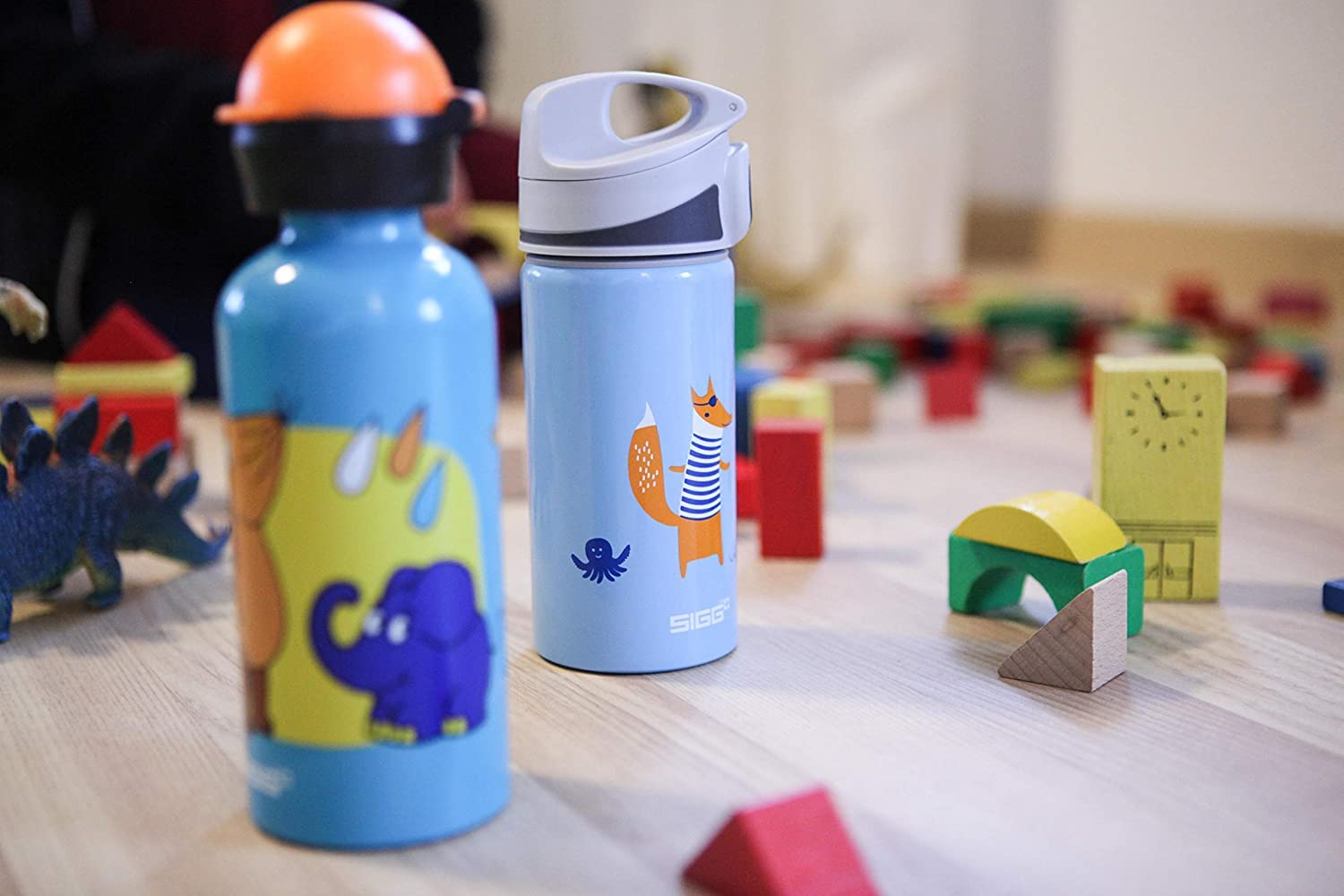 Sigg Uniseks - Dzieci Lis 8730,10 Butelka, Wielokolorowy, 384 ml