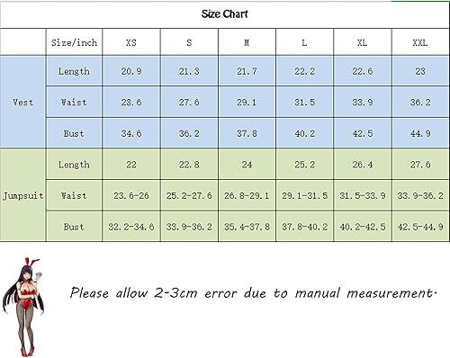 Miniatura 6 de FCCAM - Disfraz de conejo rojo para adultos, Yumeko Jabami, traje de conejito con orejas de conejo
