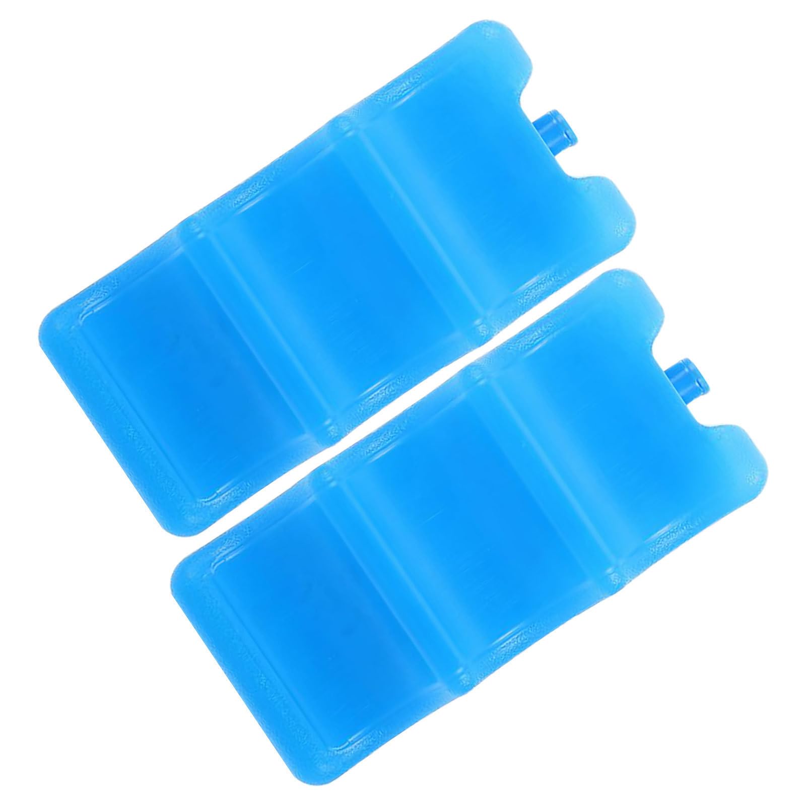 2 Piezas Bolsas de Hielo Reutilizables para Nevera Portátil, 600ml