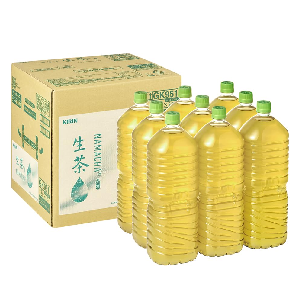 Amazon.co.jp: キリン 生茶 ラベルレス お茶 2リットル 9本 ペット