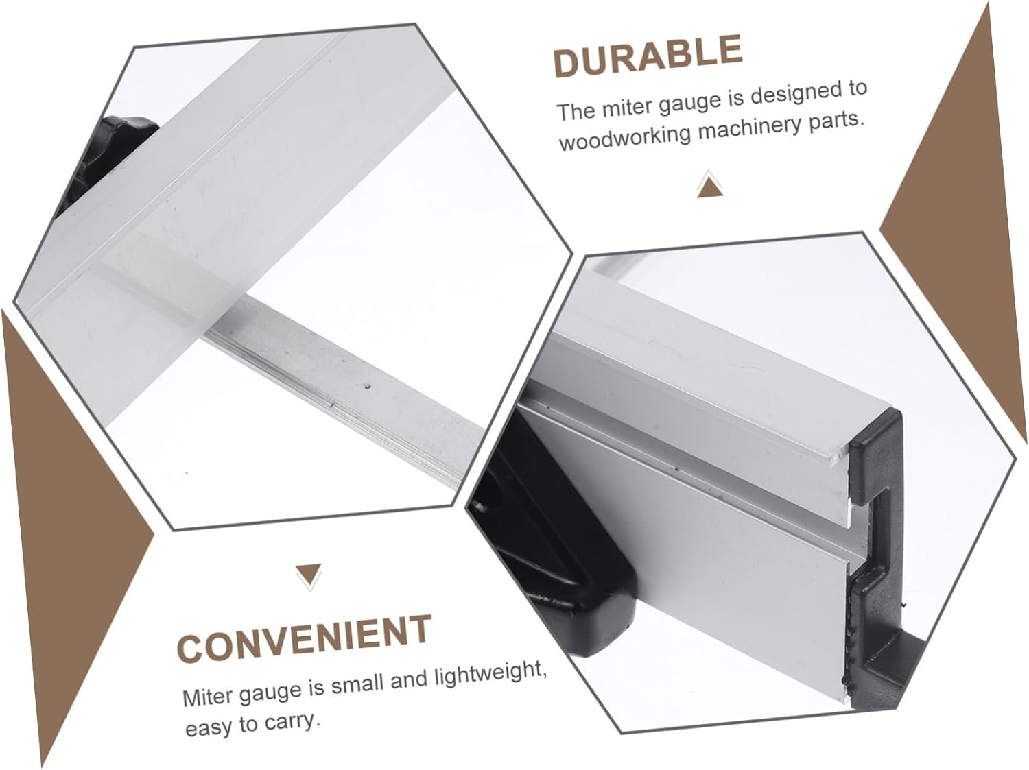 Aluminum Alloy Push Angle Ruler Woodworking Gauge Tool for Table Saw Miter Gauge Router Fence Precision Miter System