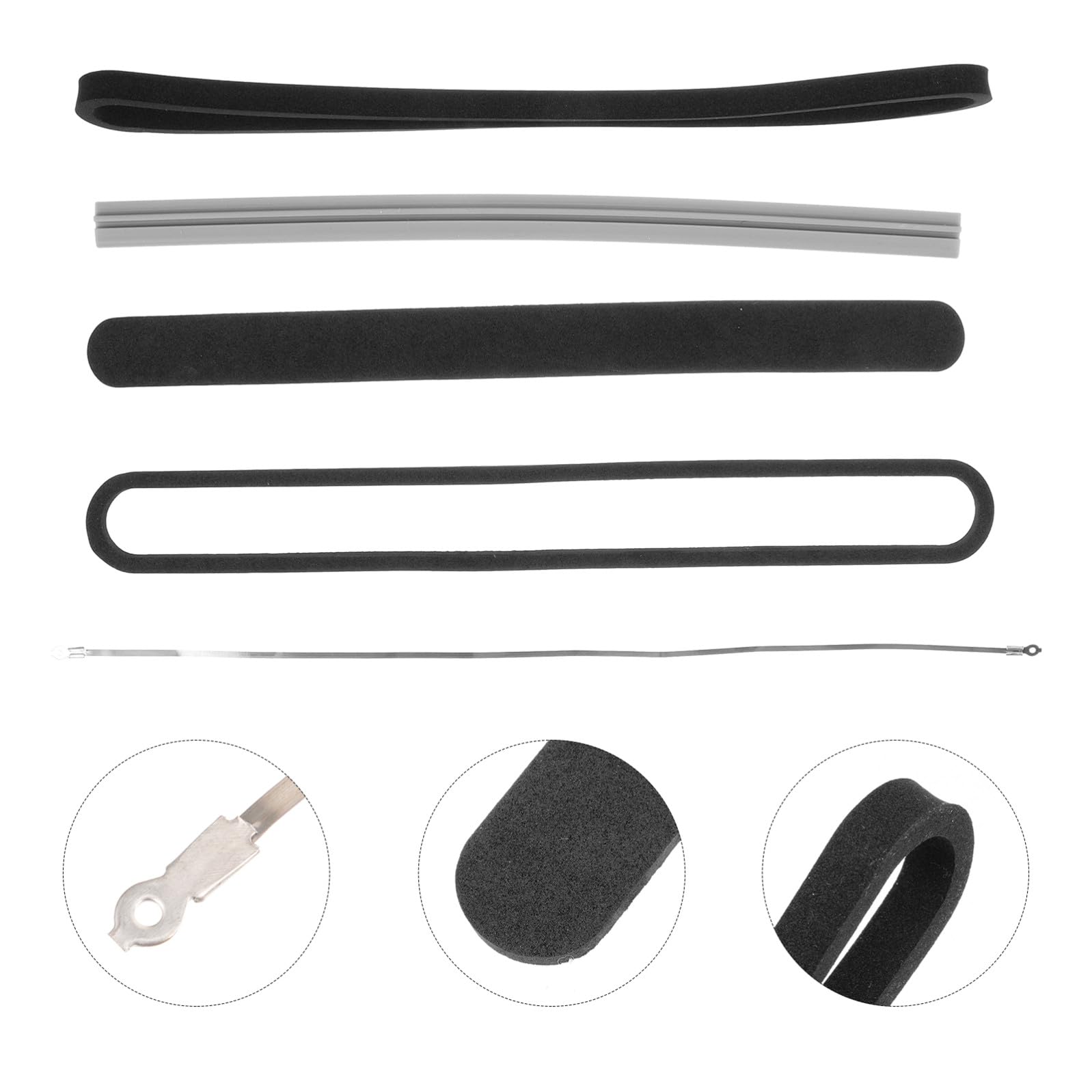 SHOWERORO Juego de Recambios para Máquina de Envasado al Vacío Tiras Calefactoras de Silicona y Esponja, Sellado Estable y Uniforme para Uso Doméstico y Comercial
