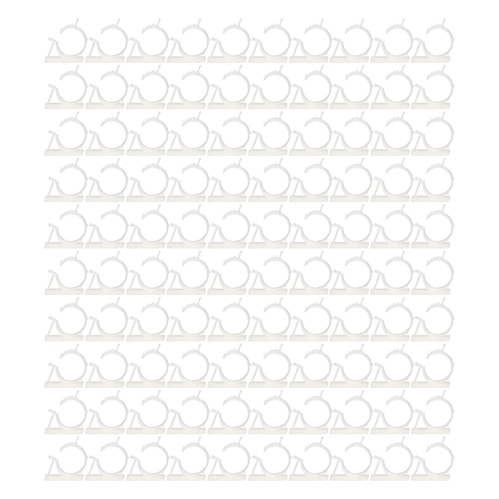 Attaches câbles réglables à dos-colle puissant Pilipane 100pcs
