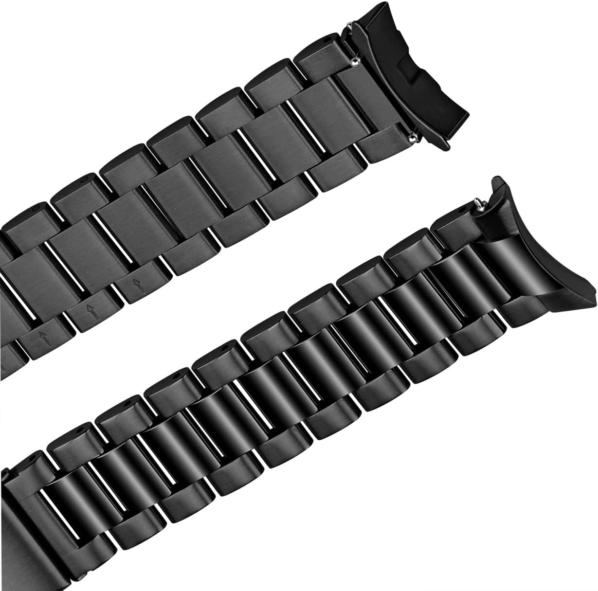 Juntan Compatible with Galaxy Watch 6/5/4 Band 40mm 44mm Watch 6/4 Classic 43mm 47mm 42mm 46mm Bands Sturdy Stainless Steel No Gap Curved Ends Watch Bands Strap Quick Release