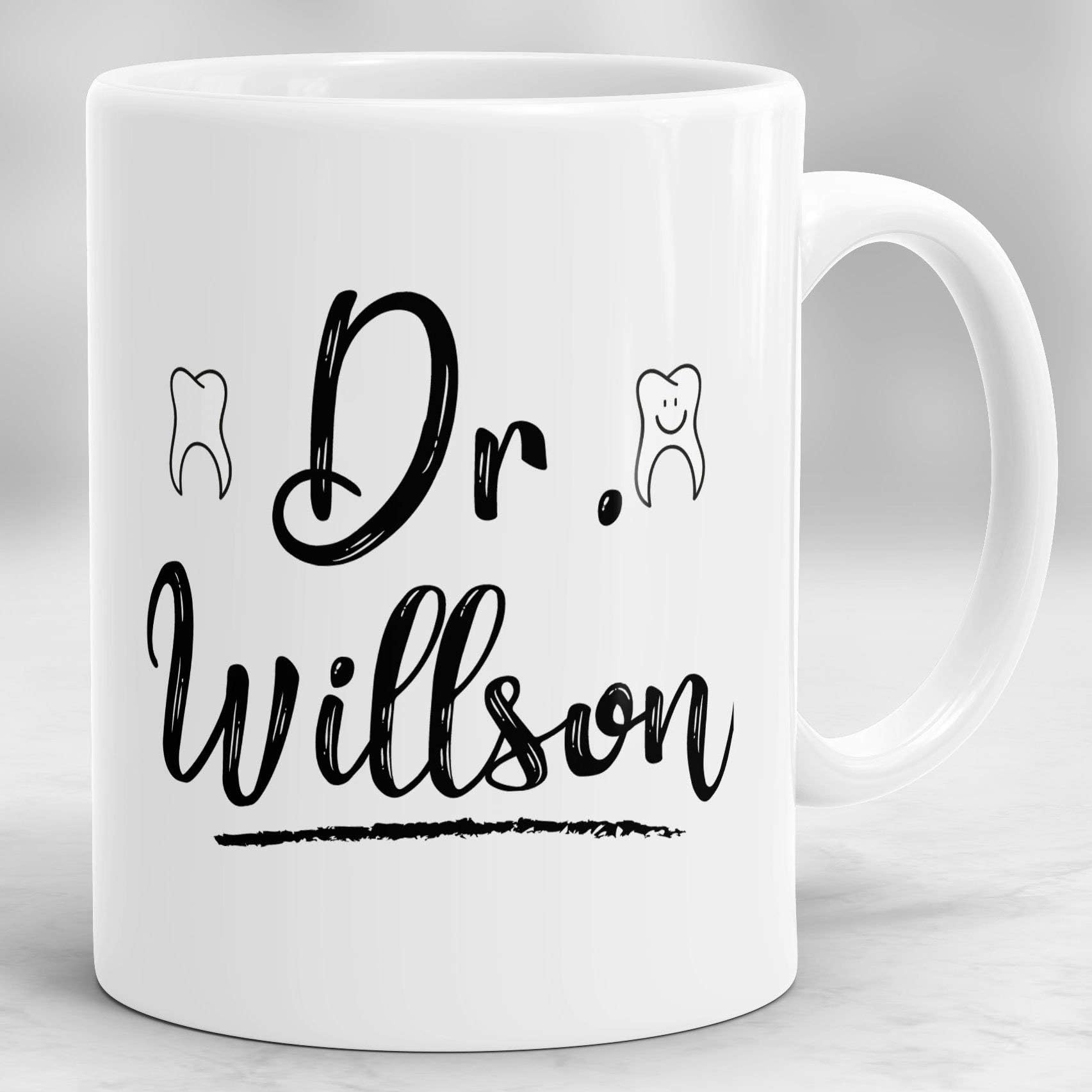 Custom Dentist Mug, Gift for Dentist, Personalized Dentist Cup with Name, Dentist Gift, Dental Student Mug, Dental School Graduation P90
