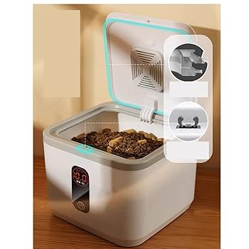Amazon.co.jp: ペットフードストッカー 7kg用 ペットフード保存