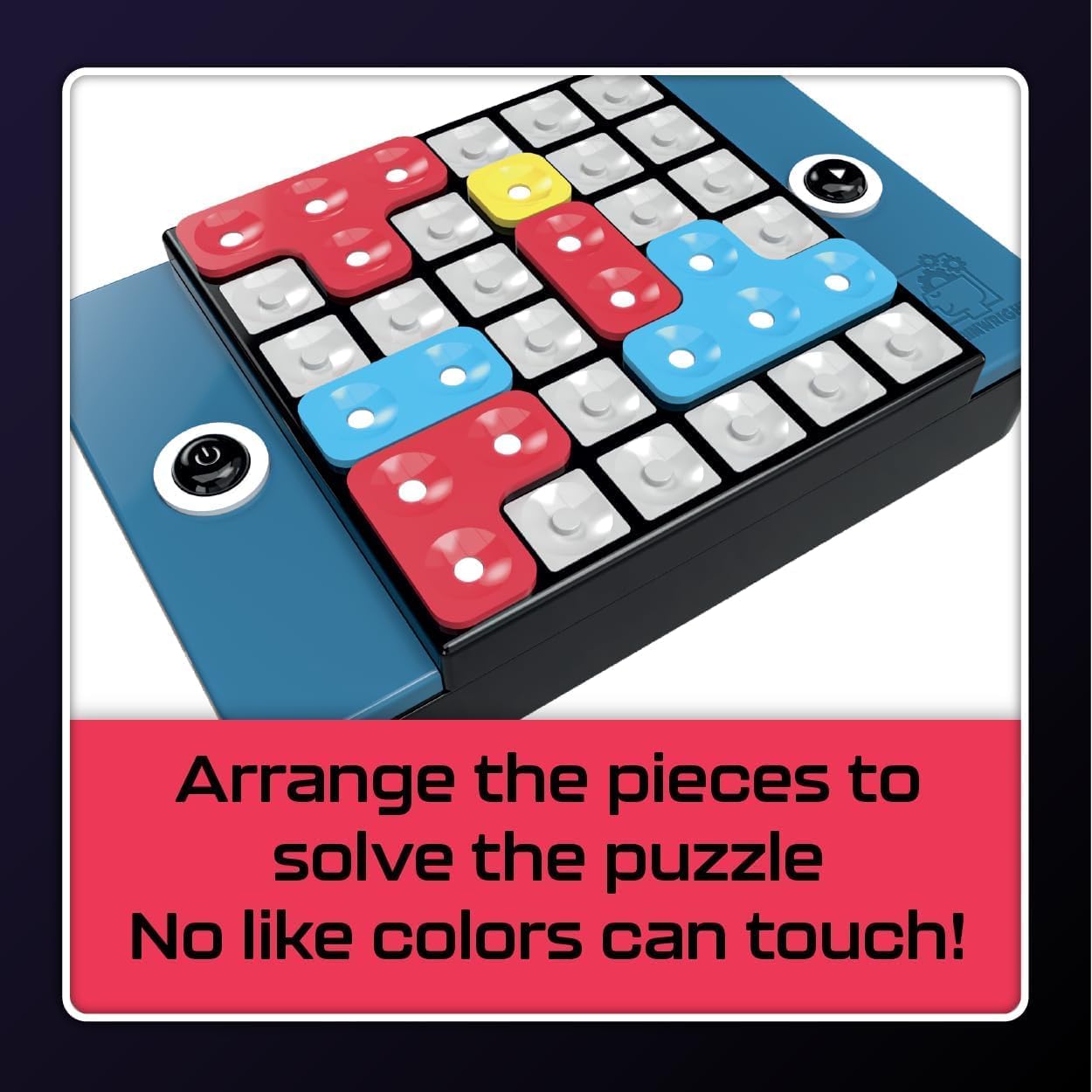 Brainwright - Puzzle Bright - Interactive Light-Up Brain Teaser with 300+ Challenges
