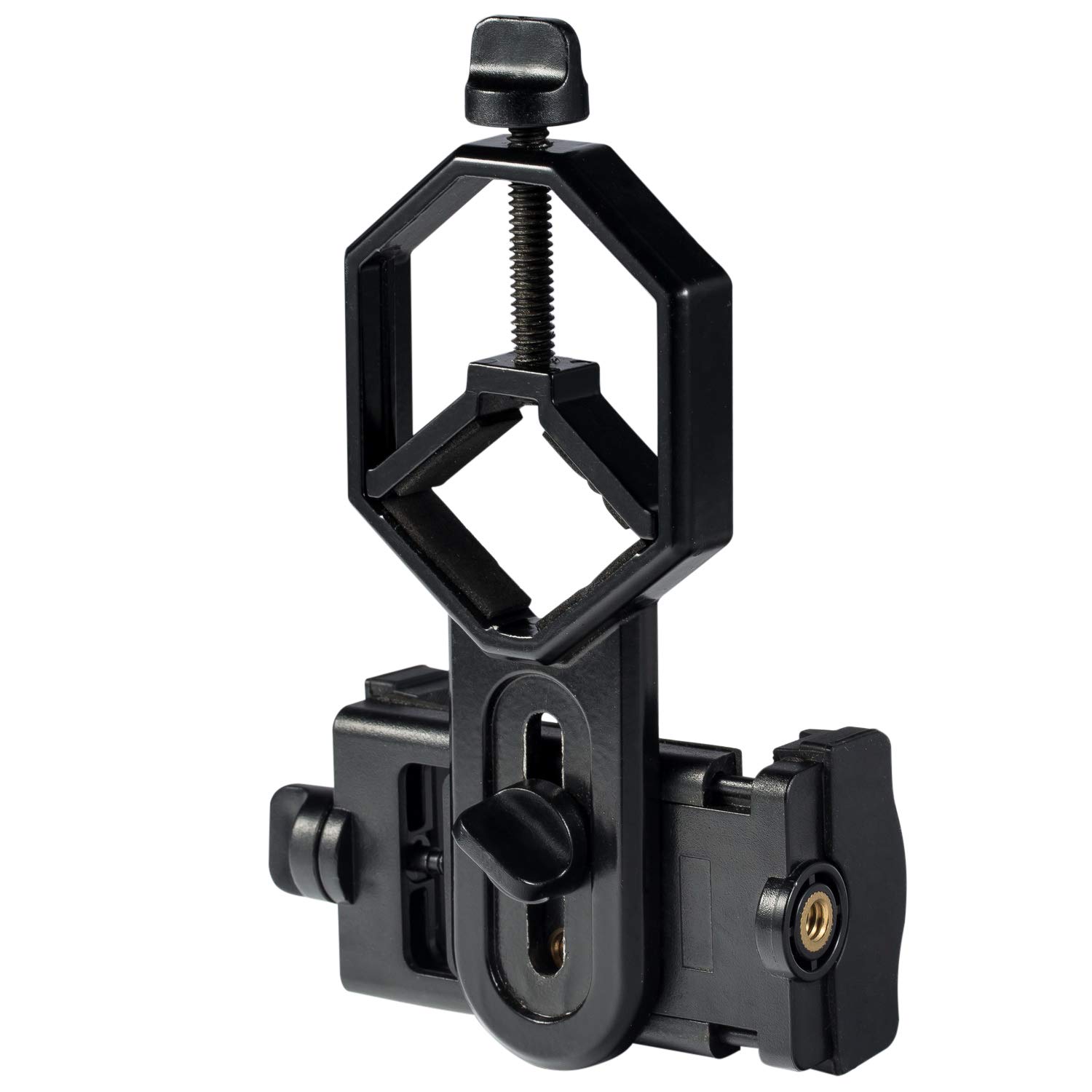Adattatore Universale Smartphone Cellulare per Telescopio, Cannocchiale, Binocolo, Microscopio per scattare foto e video