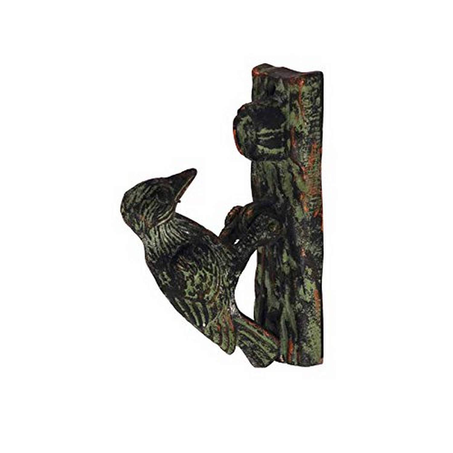 Esschert Design – Llamador de Puerta Specht, marrón, 5.2 x 10.5 x 16.3, lh27