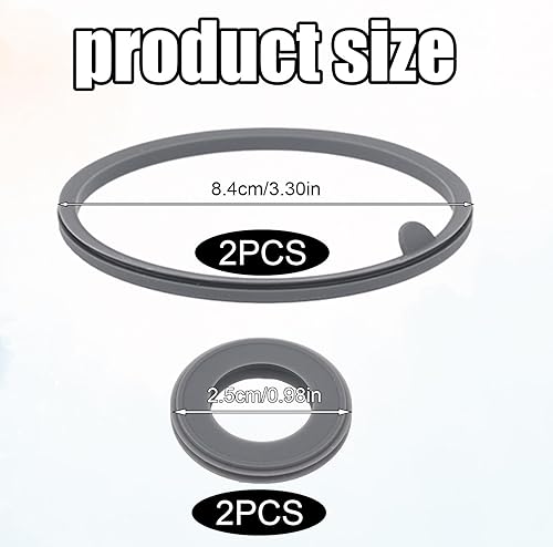 Miniatura 2 de Juego de 4 piezas de repuesto para vaso mezclador Blenderbottle Strada Flip Shaker Cup, 2 tamaños para botella de agua, tapa de silicona, accesorios