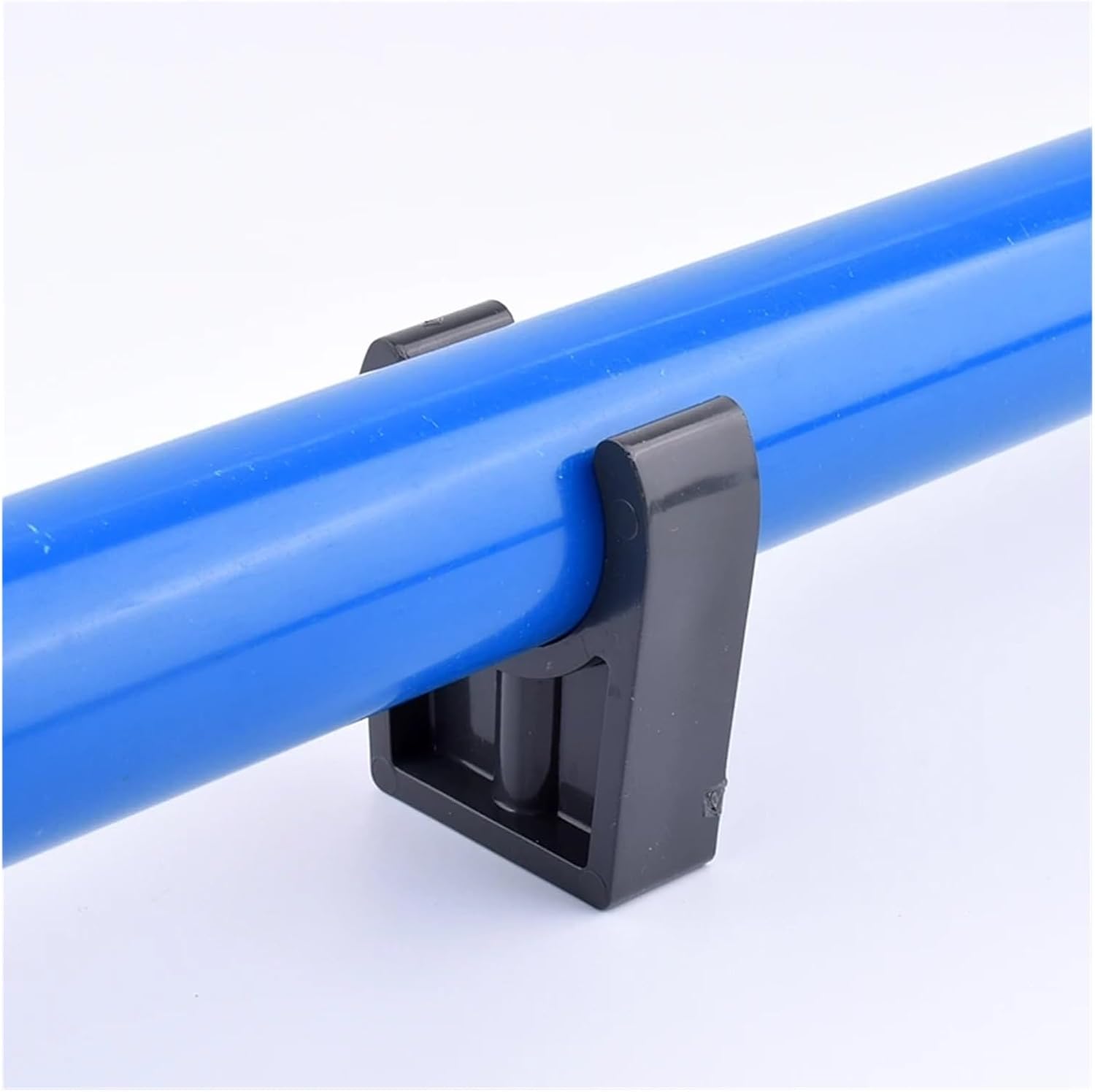 プラスチックパイプクランプ 25mm PVC 水道管クランプ PVC PC PE パイプ用 ガーデン灌漑用 ブラック 20個入り