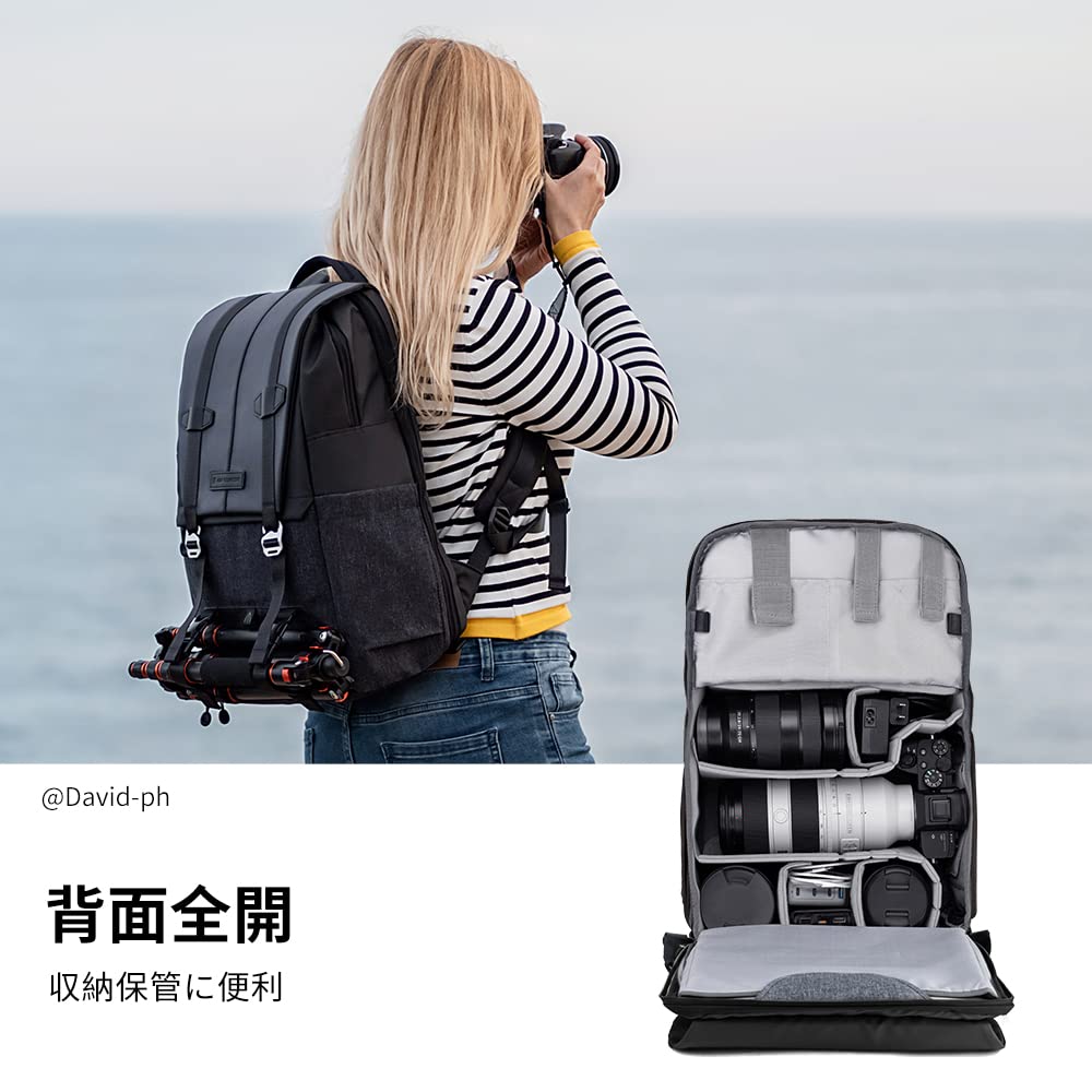 Amazon.co.jp: K＆F Concept カメラバッグ おしゃれ カメラリュック