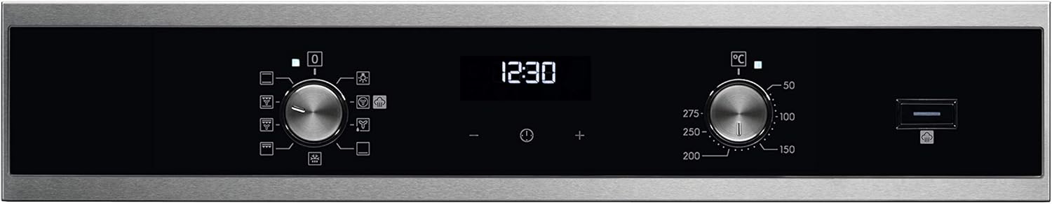 Electrolux EOD5H40X Forno Elettrico da Incasso, Capacità 72 L, Multifunzione Ventilato Cottura e Pulizia a Vapore Potenza 2980 W, Inox [Classe di efficienza energetica A]