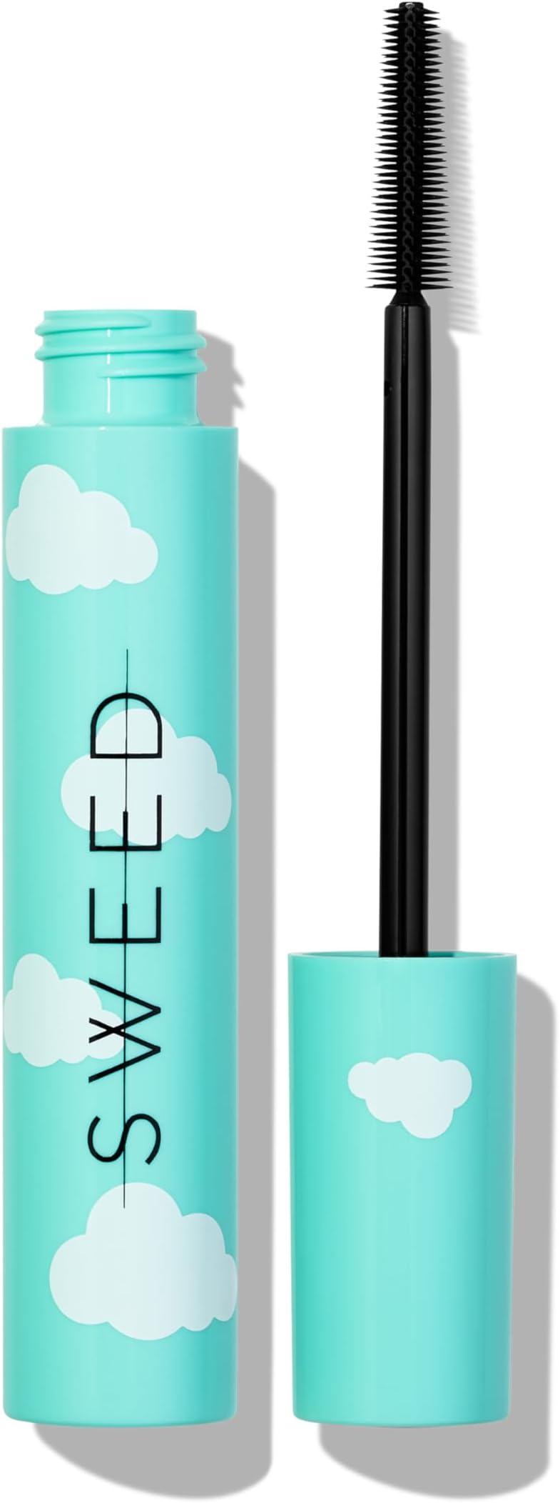 SWEED - Cloud Mascara | Flake-Free, Smudge-Proof, Volumizing | Vitamin B5 | Vegan, Cruelty-Free, Clean Beauty (Dark Brown, 0.4 oz | 12 ml)