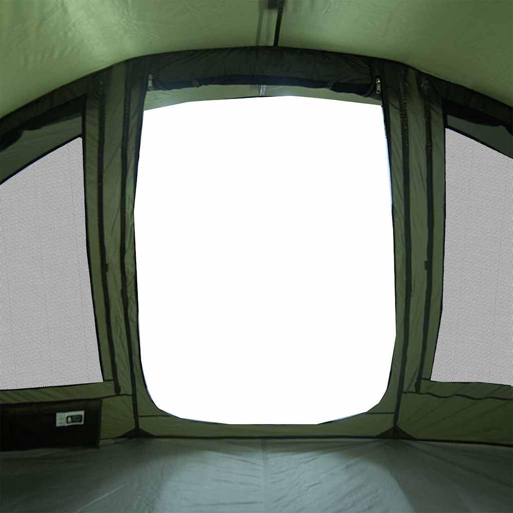 vidaXL Tienda de Pesca 5 Personas Impermeable Verde Oliva, Tienda de campaña, Refugio de Pesca, Refugio de Camping, Tienda de Camping